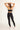 טייץ ספורט לנשים צבע שחור Charm - JUV ACTIVEWEAR