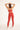 טייץ ארוך לנשים צבע אדום Charm - JUV ACTIVEWEAR